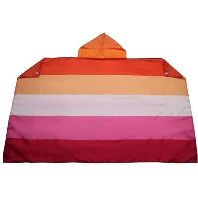 AZ FLAG Lesbisk flagga med 5 ränder 150 x 90 cm Lesbisk Pride Lgbt Flag Cape 100% polyester med integrerade ärmar Body Flag 80 g AZ FLAG Lesbisk flagga med 5 ränder 150 x 90 cm Lesbisk Pride Lgbt Flag Cape 100% polyester med integrerade ärmar Body Flag 80 g