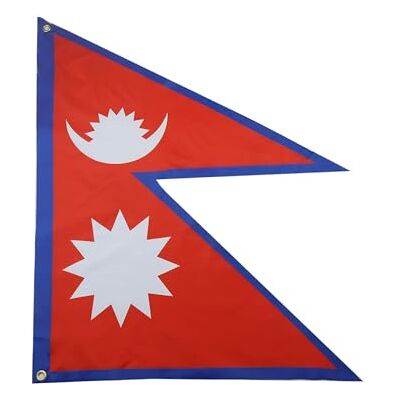 AZ FLAG Nepal flagga 150 x 90 cm med 4 öljetter, nepalesisk flagga för balkong eller vägg AZ FLAG Nepal flagga 150 x 90 cm med 4 öljetter, nepalesisk flagga för balkong eller vägg
