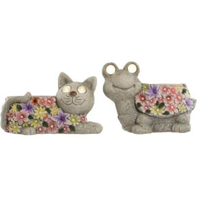 Home ESPRIT Magnesium grå blomkruka, 34 x 23 x 26 cm (2 stycken) Home ESPRIT Magnesium grå blomkruka, 34 x 23 x 26 cm (2 stycken)