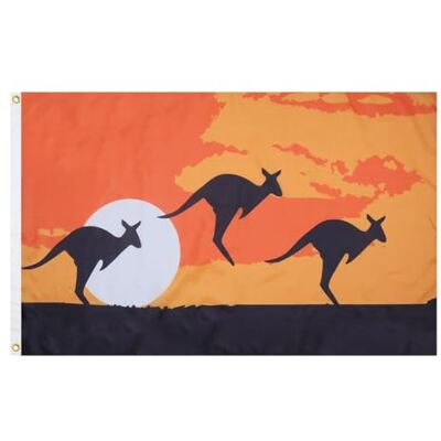 AZ FLAG Australian Desert flagga 90 x 60 cm Australiens känguruflagga 60 x 90 cm flaggor AZ FLAG Australian Desert flagga 90 x 60 cm Australiens känguruflagga 60 x 90 cm flaggor