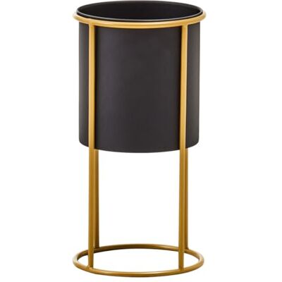 Premier Husgeråd Planterare, Svart, Guld, En Storlek Premier Husgeråd Planterare, Svart, Guld, En Storlek