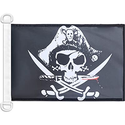 AZ FLAG Nautisk flagga piratsablar 45x30cm corsair båtflagga 30 x 45 cm AZ FLAG Nautisk flagga piratsablar 45x30cm corsair båtflagga 30 x 45 cm