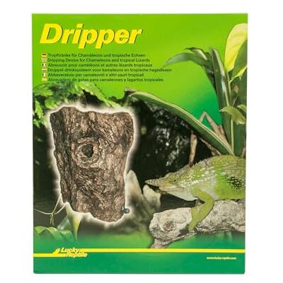 Lucky Reptile Dripper - Naturligt träutseende - 1L terrariumvattentillbehör Lucky Reptile Dripper - Naturligt träutseende - 1L terrariumvattentillbehör