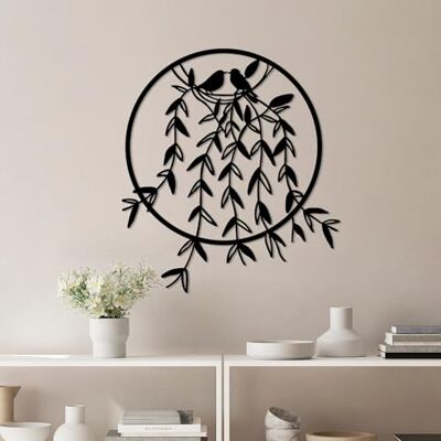 Wallity Snygga dekorativa metallväggtillbehör, 56 x 56 cm, 100% metall (1,5 mm tjock) Hållbar och elegant design för heminredning Lätt på 1,4 kg Wallity Snygga dekorativa metallväggtillbehör, 56 x 56 cm, 100% metall (1,5 mm tjock) Hållbar och elegant design för heminredning Lätt på 1,4 kg
