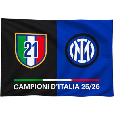 ZeroPlayer Inter Scudetto flagga 25–26, Italienska mästare, 100 x 140 cm ZeroPlayer Inter Scudetto flagga 25–26, Italienska mästare, 100 x 140 cm