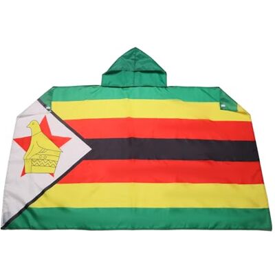AZ FLAG Zimbabwes flagga 150 x 90 cm Zimbabwes flagga cape 100% polyester med integrerade ärmar Body Flag 80 g AZ FLAG Zimbabwes flagga 150 x 90 cm Zimbabwes flagga cape 100% polyester med integrerade ärmar Body Flag 80 g