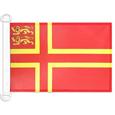 AZ FLAG Nautisk flagga Normandie kors av Olaf 2 lejon 45 x 30 cm normandisk båtflagga 30 x 45 cm AZ FLAG Nautisk flagga Normandie kors av Olaf 2 lejon 45 x 30 cm normandisk båtflagga 30 x 45 cm
