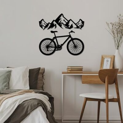 Wallity Snygga svarta dekorativa metallväggtillbehör, 70 x 26 cm och 70 x 38 cm 100% metall, 1,5 mm tjock Easy Wall Mounting, perfekt för heminredning Wallity Snygga svarta dekorativa metallväggtillbehör, 70 x 26 cm och 70 x 38 cm 100% metall, 1,5 mm tjock Easy Wall Mounting, perfekt för heminredning