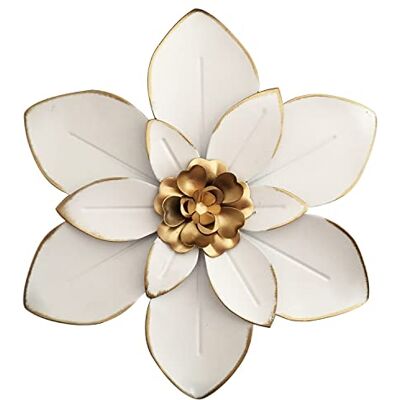 Picfarce Metall blomma väggkonst dekor, 25 cm rustik modern blommig skulptur, nödställd järn vägg hängande heminredning accent konstverk för inomhus kök sovrum vardagsrum kontor utomhus trädgård uteplats Picfarce Metall blomma väggkonst dekor, 25 cm rustik modern blommig skulptur, nödställd järn vägg hängande heminredning accent konstverk för inomhus kök sovrum vardagsrum kontor utomhus trädgård uteplats