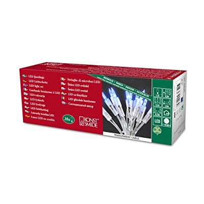 Konstsmide 6302-403 Mini girlang 35 LED blå retro design + transparent kabel 230 V Konstsmide 6302-403 Mini girlang 35 LED blå retro design + transparent kabel 230 V