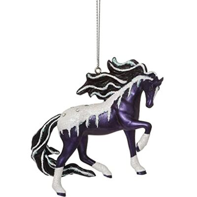 Enesco Trail of Painted Ponies frostad svart magisk hängande prydnad, 8,3 cm, flerfärgad Enesco Trail of Painted Ponies frostad svart magisk hängande prydnad, 8,3 cm, flerfärgad