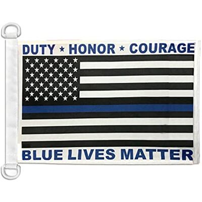 AZ FLAG – Blue Lives Matter Nautisk flagga – 18 tum x 12 tum – för utomhus och båt – stoppa våldsbanderollen stickad polyester med två plastringar – livliga färger – 12 x 18 tum – 45 x 30 cm AZ FLAG – Blue Lives Matter Nautisk flagga – 18 tum x 12 tum – för utomhus och båt – stoppa våldsbanderollen stickad polyester med två plastringar – livliga färger – 12 x 18 tum – 45 x 30 cm