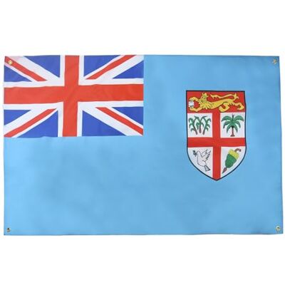 AZ FLAG Fiji-flagga 150x90 cm med 4 öljetter, Fijiansk flagga för balkong eller vägg AZ FLAG Fiji-flagga 150x90 cm med 4 öljetter, Fijiansk flagga för balkong eller vägg