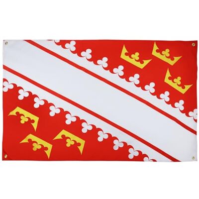 AZ FLAG Alsace flagga 150 x 90 cm med 4 öljetter, Alsace-flagga för balkong eller vägg AZ FLAG Alsace flagga 150 x 90 cm med 4 öljetter, Alsace-flagga för balkong eller vägg