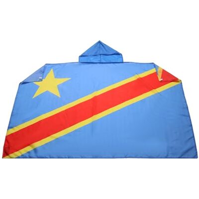 AZ FLAG Demokratiska republiken Kongos flagga 150 x 90 cm Kongolesisk flagga cape 100% polyester med integrerade ärmar Body Flag 80 g AZ FLAG Demokratiska republiken Kongos flagga 150 x 90 cm Kongolesisk flagga cape 100% polyester med integrerade ärmar Body Flag 80 g