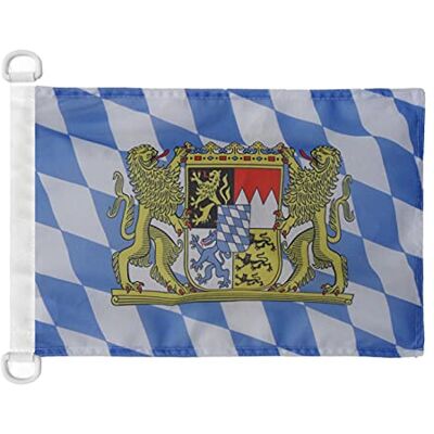 AZ FLAG Bayern Nautisk flagga med lejon 45 x 30 cm bayersk båt flagga Tyskland 30 x 45 cm AZ FLAG Bayern Nautisk flagga med lejon 45 x 30 cm bayersk båt flagga Tyskland 30 x 45 cm