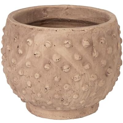Creative Kreativ Co-Op rund sandsten hobbyplanterare med sliten yta, grå, 52% sand, 48% cement, beige, 23 cm L x 23 cm B x 18 cm H Creative Kreativ Co-Op rund sandsten hobbyplanterare med sliten yta, grå, 52% sand, 48% cement, beige, 23 cm L x 23 cm B x 18 cm H