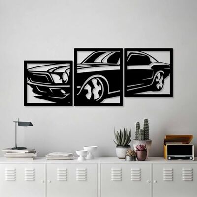 Wallity Hanah Home Stylish Decorative Metal Wall Accessory Set (3 stycken) Svart finish, 37 x 40 cm, 47 x 40 cm, 40 x 40 cm Hållbar 1,5 mm metallkropp Perfekt för modern inredning Wallity Hanah Home Stylish Decorative Metal Wall Accessory Set (3 stycken) Svart finish, 37 x 40 cm, 47 x 40 cm, 40 x 40 cm Hållbar 1,5 mm metallkropp Perfekt för modern inredning