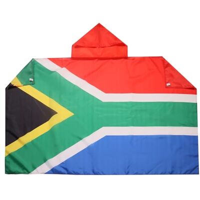 AZ FLAG Sydafrikas flagga 150 x 90 cm Sydafrikansk flagga cape 100% polyester med integrerade ärmar Body Flag 80 g AZ FLAG Sydafrikas flagga 150 x 90 cm Sydafrikansk flagga cape 100% polyester med integrerade ärmar Body Flag 80 g