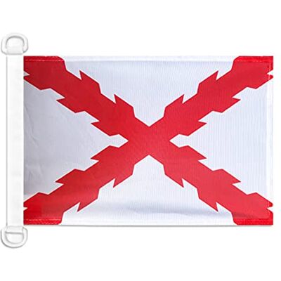 AZ FLAG Bourgogne Nautisk flagga 45 x 30 cm båt flagga vinröd kors 30 x 45 cm AZ FLAG Bourgogne Nautisk flagga 45 x 30 cm båt flagga vinröd kors 30 x 45 cm