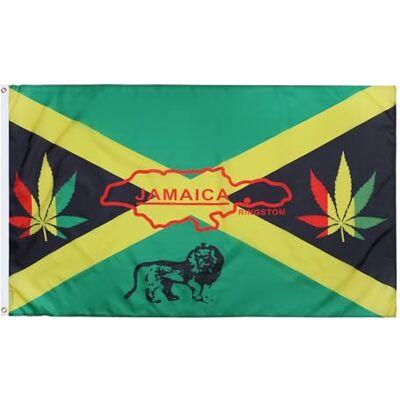 AZ FLAG Jamaica flagga Reggae 90 x 60 cm Rasta jamaicansk flagga 60 x 90 cm flaggor AZ FLAG Jamaica flagga Reggae 90 x 60 cm Rasta jamaicansk flagga 60 x 90 cm flaggor