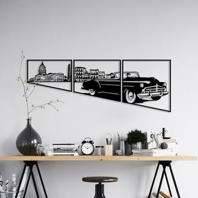 Wallity Snyggt svart dekorativt metallväggtillbehörsset (3 stycken) 1,5 mm tjock storlekar: 26 x 37 cm, 35 x 39 cm, 43 x 40 cm Perfekt för modern heminredning Wallity Snyggt svart dekorativt metallväggtillbehörsset (3 stycken) 1,5 mm tjock storlekar: 26 x 37 cm, 35 x 39 cm, 43 x 40 cm Perfekt för modern heminredning