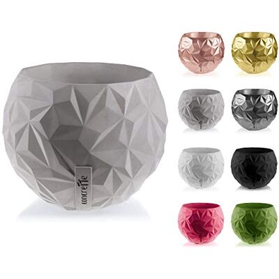 CONCRETTE Blomkruka krukor cement-blomkruka av betong Bauble geometrisk Ø 7,6 cmØ 24 cm 17 färger CONCRETTE Blomkruka krukor cement-blomkruka av betong Bauble geometrisk Ø 7,6 cmØ 24 cm 17 färger