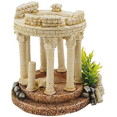Nobby 28712 Aqua Ornaments antika pelare med växter 15,5 x 13,7 x 15 cm Nobby 28712 Aqua Ornaments antika pelare med växter 15,5 x 13,7 x 15 cm