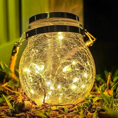 Iluminashop Solcells-LED Kristallboll - Utomhus Dekorativ Belysning Iluminashop Solcells-LED Kristallboll - Utomhus Dekorativ Belysning