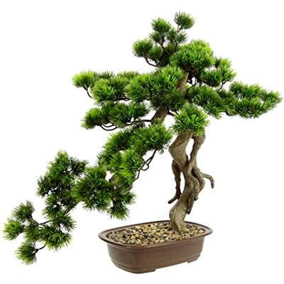 Flair Flower Bonsai konstgjord träd i skål dekorativt japoniskt grön växt Flair Flower Bonsai konstgjord träd i skål dekorativt japoniskt grön växt