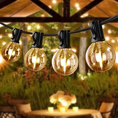 LETOUR Fairy Lights utomhus, LED Fairy Lights glödlampa, 6,5 M vattentät dekorativa ljuskedja för trädgård innergård Bröllopsfest Terrass Balkong Jul Halloween, utomhusbelysning med 12 1 glaslökar LETOUR Fairy Lights utomhus, LED Fairy Lights glödlampa, 6,5 M vattentät dekorativa ljuskedja för trädgård innergård Bröllopsfest Terrass Balkong Jul Halloween, utomhusbelysning med 12 1 glaslökar