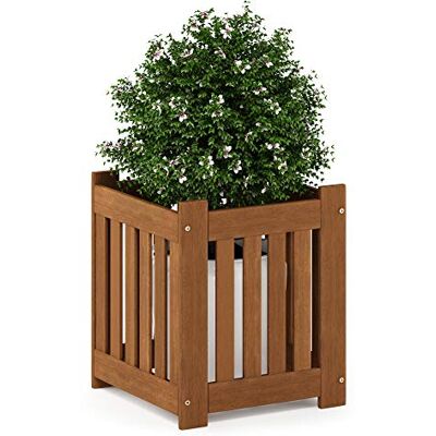Furinno tioman lövträ utomhus livsstil blomlåda Furinno tioman lövträ utomhus livsstil blomlåda