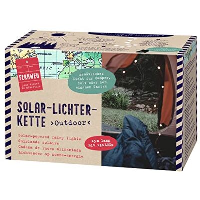 moses . Fernweh Solljusslinga utomhus, 15 m koppartråd, ljuskedja med 150 varmvita lysdioder inkl. solpanel med batteri och markspett, väderbeständig LED-ljusslinga med skymningsfunktion moses . Fernweh Solljusslinga utomhus, 15 m koppartråd, ljuskedja med 150 varmvita lysdioder inkl. solpanel med batteri och markspett, väderbeständig LED-ljusslinga med skymningsfunktion