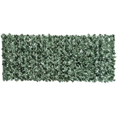 Outsunny Konstgjord häck dekorationsrulle 2,4 L x 1H m Realistisk UV-skyddande bladgrön Outsunny Konstgjord häck dekorationsrulle 2,4 L x 1H m Realistisk UV-skyddande bladgrön