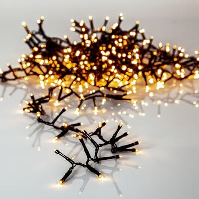 EGLO Ljusserie utomhus Guldvarmvit, julbelysning trädgård, LED-serie, plast svart, plast bärnsten IP44, 1600 cm EGLO Ljusserie utomhus Guldvarmvit, julbelysning trädgård, LED-serie, plast svart, plast bärnsten IP44, 1600 cm