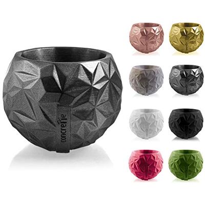 CONCRETTE Blomkruka blomkruka cement-blomkruka av betong Bauble geometrisk Ø 7,6 cm/Ø 24 cm 17 färger CONCRETTE Blomkruka blomkruka cement-blomkruka av betong Bauble geometrisk Ø 7,6 cm/Ø 24 cm 17 färger