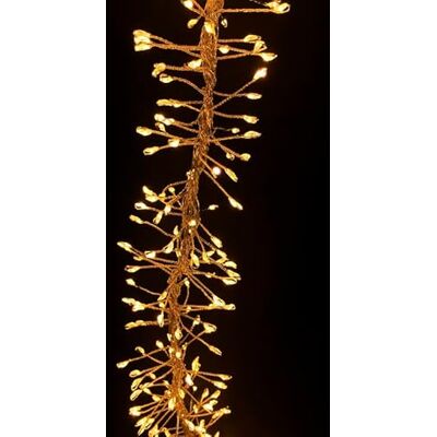 Brightium 3 m LED-remsa, 600 lysdioder, guld- och varmvitt ljus, perfekt för dekoration, stämningsbelysning och rumsdesign. Brightium 3 m LED-remsa, 600 lysdioder, guld- och varmvitt ljus, perfekt för dekoration, stämningsbelysning och rumsdesign.