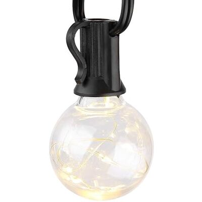 WatioWave IP44 LED-ljusslinga, perfekt för inomhus- och utomhusdekoration, fuktbeständig och perfekt för evenemang. WatioWave IP44 LED-ljusslinga, perfekt för inomhus- och utomhusdekoration, fuktbeständig och perfekt för evenemang.