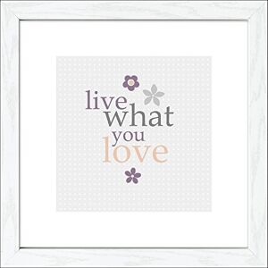 Pro-Art an547o2 väggbild Scandic-Living 'Live what you love' 35 x 35 cm, Väggdekoration Pro-Art an547o2 väggbild Scandic-Living 'Live what you love' 35 x 35 cm, Väggdekoration