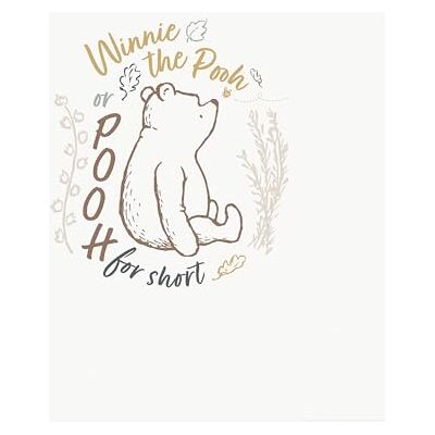 Komar Väggmålning – Disney Nalle Puh for Short – storlek 40 x 50 cm – barnrum, väggdekoration Komar Väggmålning – Disney Nalle Puh for Short – storlek 40 x 50 cm – barnrum, väggdekoration