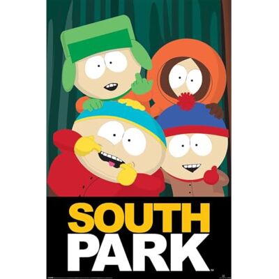 Pyramid internationell officiell maxiaffisch – South Park (grupp) Dekorativ väggkonst 61 cm x 91,5 cm affisch för sovrum, sovsalar och fläktar Pyramid internationell officiell maxiaffisch – South Park (grupp) Dekorativ väggkonst 61 cm x 91,5 cm affisch för sovrum, sovsalar och fläktar