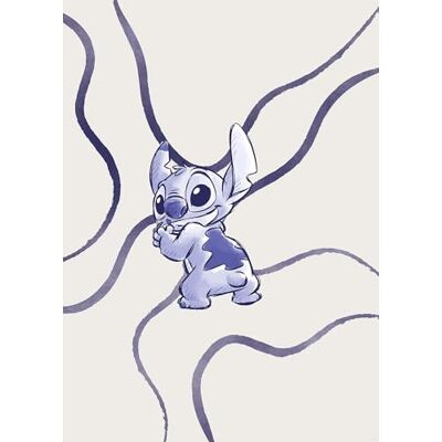Komar Väggmålning – Disney Lilo and Stitch Brave and Wild – storlek 50 x 70 cm – barnrum, väggdekoration Komar Väggmålning – Disney Lilo and Stitch Brave and Wild – storlek 50 x 70 cm – barnrum, väggdekoration