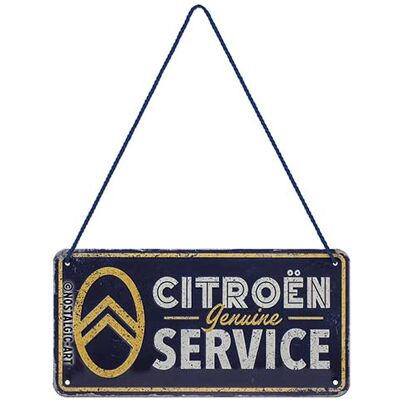 ART Plåtskylt i retrostil för upphängning, Citroen – Service – Presentidé för biltillbehörsälskare, av metall, Deko vintage, 10 x 20 cm ART Plåtskylt i retrostil för upphängning, Citroen – Service – Presentidé för biltillbehörsälskare, av metall, Deko vintage, 10 x 20 cm