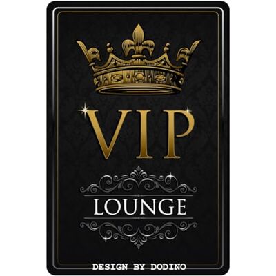 Dodino 20 x 30 cm plåtskylt VIP LOUNGE dekoration Chill lounge skylt trädgård metallskyltar vintage dekoration present idé för speciella människor Dodino 20 x 30 cm plåtskylt VIP LOUNGE dekoration Chill lounge skylt trädgård metallskyltar vintage dekoration present idé för speciella människor
