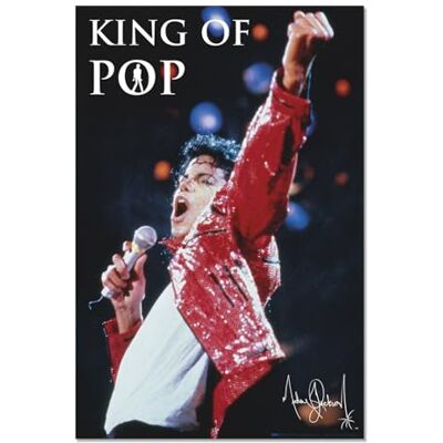 Grupo Erik Poster Michael Jackson King Of Pop 36 x 24 inches / 91.5 x 61 cm Shipped Rolled Up Cool Posters, Art Poster, Wall Posters & Prints Grupo Erik Poster Michael Jackson King Of Pop 36 x 24 inches / 91.5 x 61 cm Shipped Rolled Up Cool Posters, Art Poster, Wall Posters & Prints