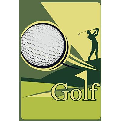 Schatzmix golfboll golfare metallskylt 20 x 30 dekoration tennskylt plåtskylt, plåt, flerfärgad 20 x 30 cm Schatzmix golfboll golfare metallskylt 20 x 30 dekoration tennskylt plåtskylt, plåt, flerfärgad 20 x 30 cm