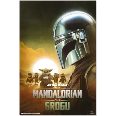 Grupo Erik Poster Star Wars The Mandalorian And Grogu Din Djarin 36 x 24 inches / 91.5 x 61 cm Shipped Rolled Up Cool Posters, Art Poster, Wall Posters & Prints Grupo Erik Poster Star Wars The Mandalorian And Grogu Din Djarin 36 x 24 inches / 91.5 x 61 cm Shipped Rolled Up Cool Posters, Art Poster, Wall Posters & Prints