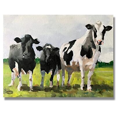 James Coates Tre kor landsbygd konsttryck affisch väggkonst 40 x 30 cm (A3) James Coates Tre kor landsbygd konsttryck affisch väggkonst 40 x 30 cm (A3)