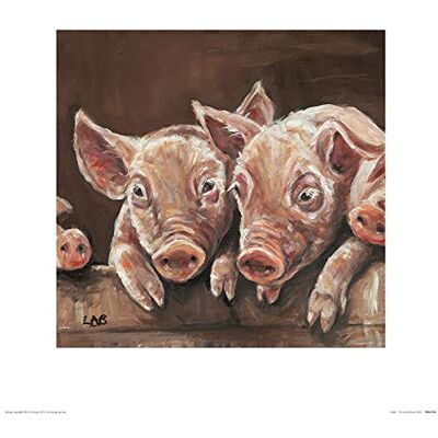 Louise Brown konstverk, papper, flerfärgad, 40 x 40 cm Louise Brown konstverk, papper, flerfärgad, 40 x 40 cm