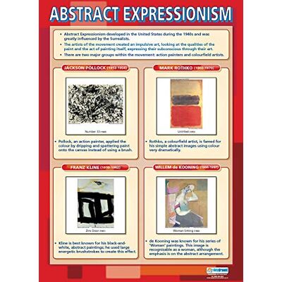Daydream Education Abstrakt uttryck konstaffischer laminerat glansigt papper som mäter 850 mm x 594 mm (A1) Poster i konstklass utbildningstabell av Daydream Education Abstrakt uttryck konstaffischer laminerat glansigt papper som mäter 850 mm x 594 mm (A1) Poster i konstklass utbildningstabell av